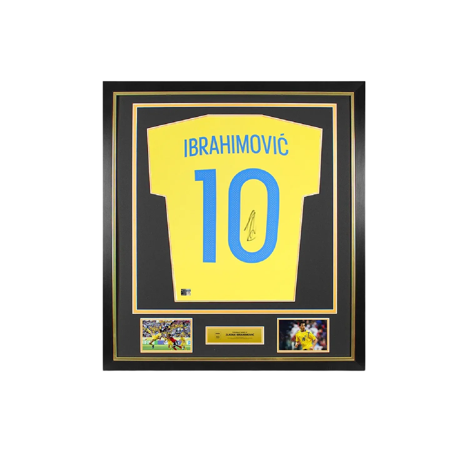 Official Zlatan Ibrahimovic Signed Jersey - Sweden 2016-17